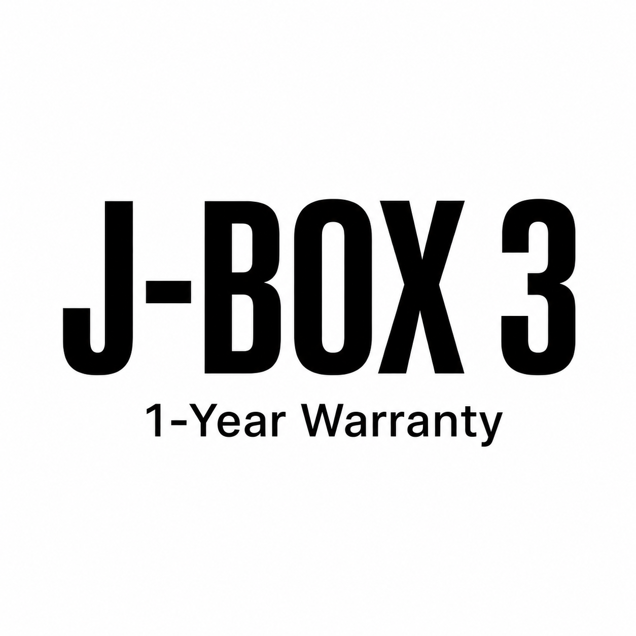 J-BOX 3 - 1-Year Warranty